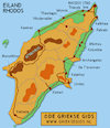 De interactieve kaart van Rhodos - The map of Rhodos (Rodos)