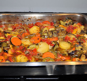 Na anderhalf uur in de oven