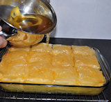Een dessert uit Griekenland - galaktoboureko