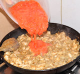 Tomaten toevoegen
