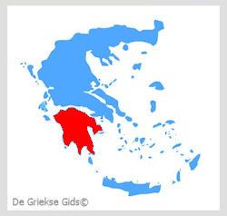 Waar ligt Peloponessos?
