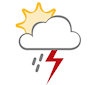 het weer vandaag in Barbati