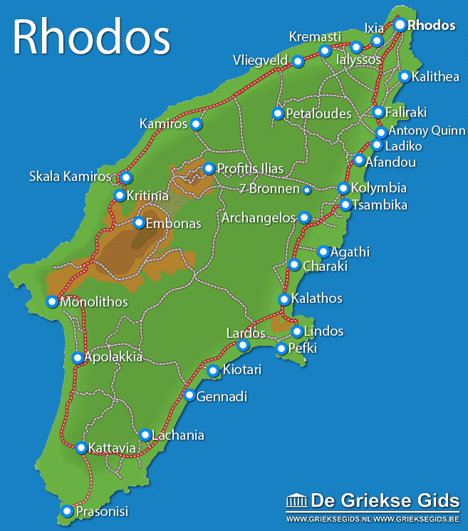 Где находится остров родос. Остров Родос на карте. Остров Родос карта отелей. Родос карта острова с курортами. Родос на карте Греции.