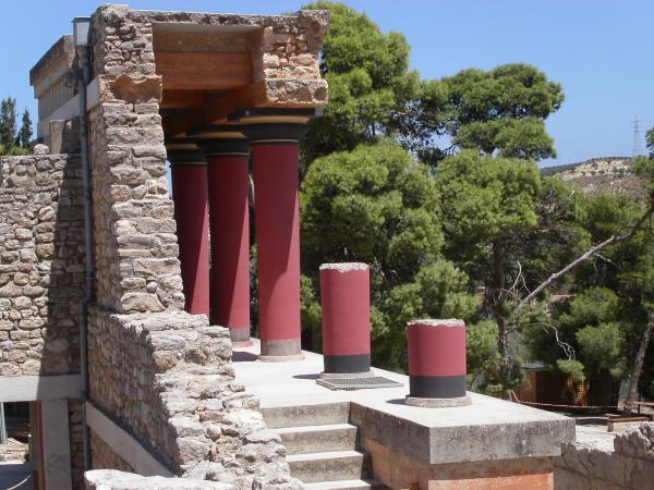 Knossos. Foto gemaakt door P. Kesselaar