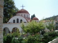 Griekse kerk op Lesbos.