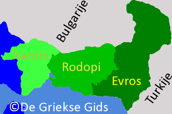 The map of Thrace