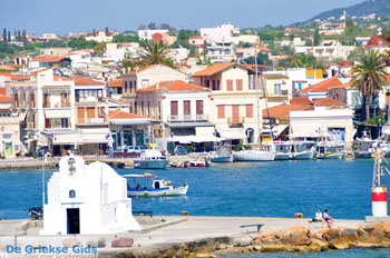 Aegina stad vakantie