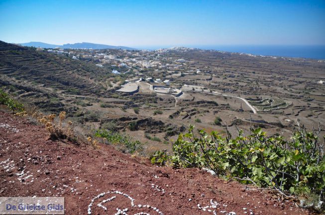 Finikia bij oia op Santorini