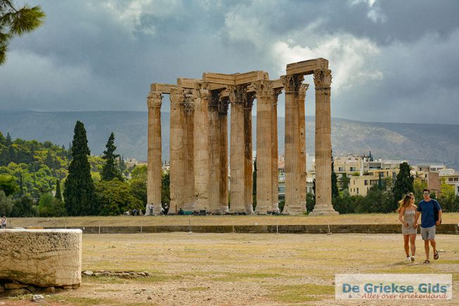 Tempel Zeus Olympius in Athene