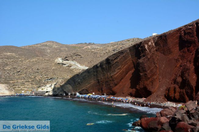 Red beach Akrotiri Santorini