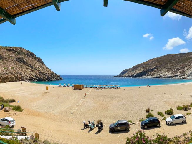 Zorkos beach Andros