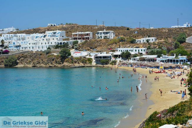 Agios Stefanos beach op Mykonos