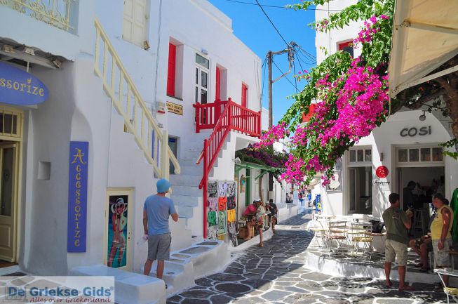 Mykonos stad straatje