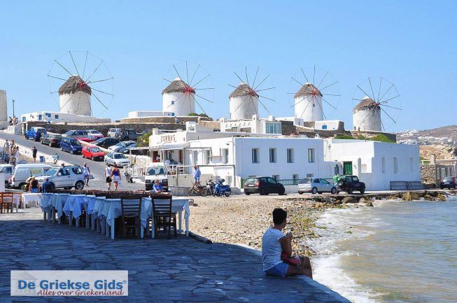 Mykonos stad de molens