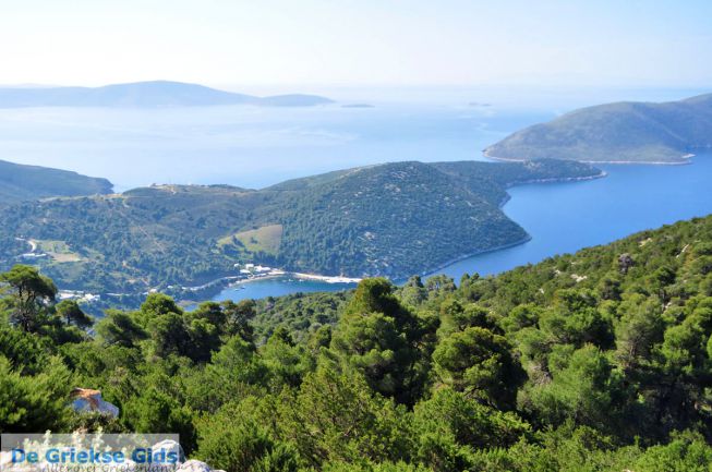 Pefkos beach uitzicht