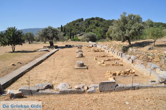 Tempel heiligdom Poseidon Poros