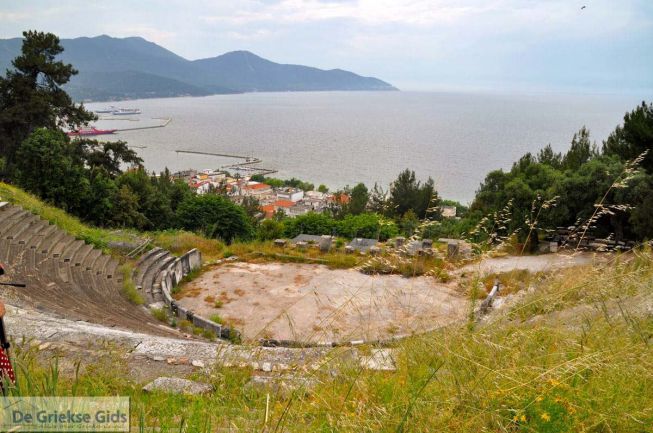 Thassos-stad oude theater