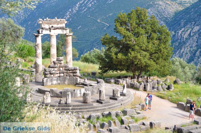 Tempel Delphi Athene Pronaia