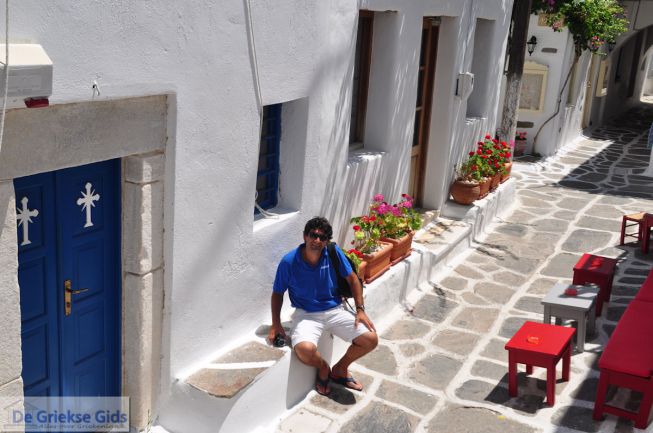 Straatje in Naoussa Paros