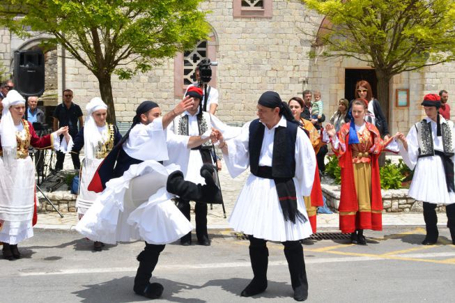 Traditionele dans in Stemnitsa