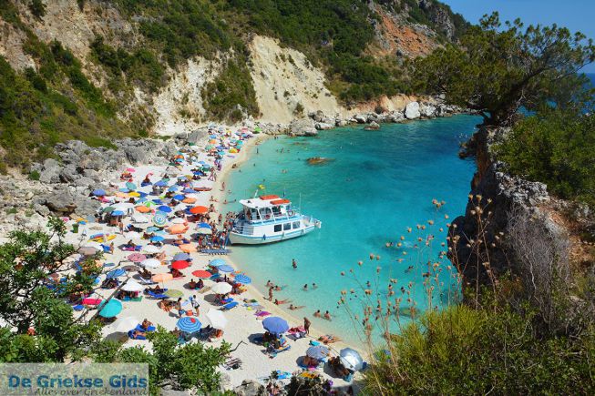 Strand Agiofili bij Vassiliki