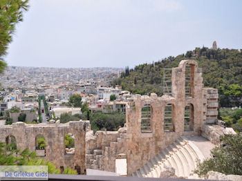 Herodes Atticus Theater nabij Akropolis Athene foto 2 - Foto van https://www.grieksegids.nl/fotos/athene/athene350/stad-athene-027.jpg