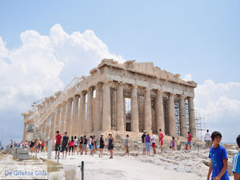 Het Parthenon, op de Akropolis in Athene - Foto van https://www.grieksegids.nl/fotos/athene/athene350/stad-athene-032.jpg