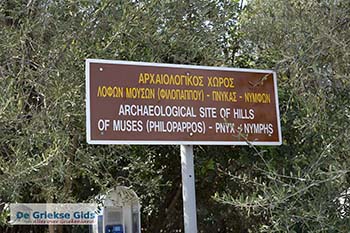 Archeologische site Filopapou - Heuvel der Muzen - Foto van https://www.grieksegids.nl/fotos/athene/filopapou/normaal/filopapou-athene-002.jpg