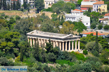 Theseion gezien vanaf de Akropolis in Athene | Attica | De Griekse Gids - Foto van https://www.grieksegids.nl/fotos/athene/normaal/athene-attica-atheenseriviera-204.jpg