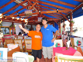 Marinos, de eigenaar van Restaurant Acropolis - Marinos, the owner of Restaurant Acropolis Nr 1