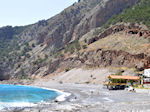 Het zand- kiezelstrand van Agia Roumeli foto 1 | Chania Kreta | Griekenland - Foto van De Griekse Gids