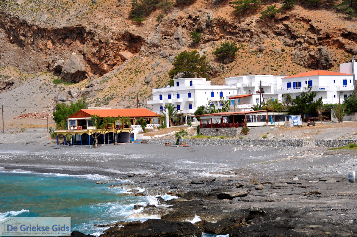 foto Uitzicht op het strand van Agia Roumeli | Chania Kreta | Griekenland