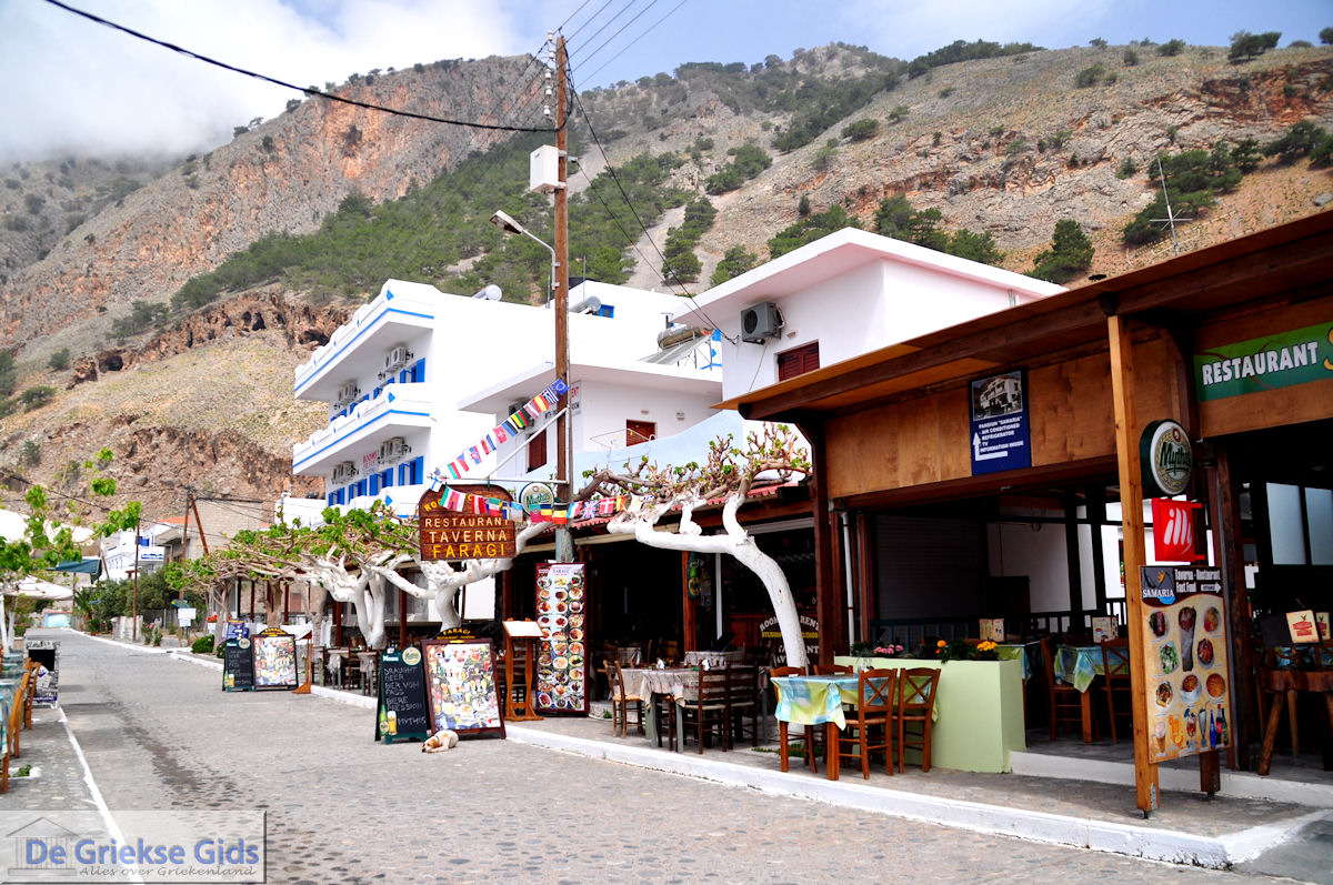 Restaurants en taverna's in Agia Roumeli | Chania Kreta | Griekenland