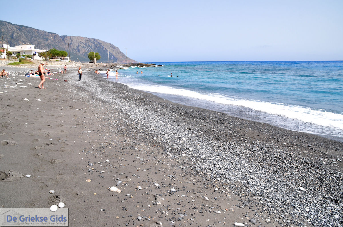 foto Het zand- kiezelstrand van Agia Roumeli foto 8 | Chania Kreta | Griekenland