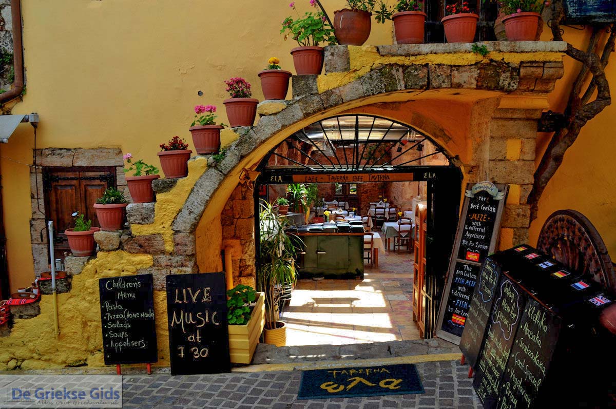 foto Een kleuerrijke taverna  | Chania stad | Kreta