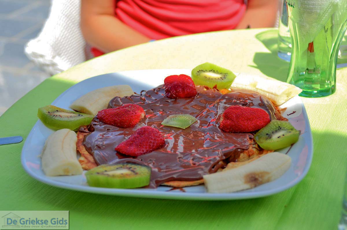 Een lekkere chocoladepannenkoek  | Chania stad | Kreta