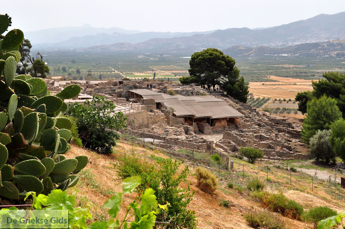 Festos (Phaistos of Phaestos) Kreta - informatie over het paleis