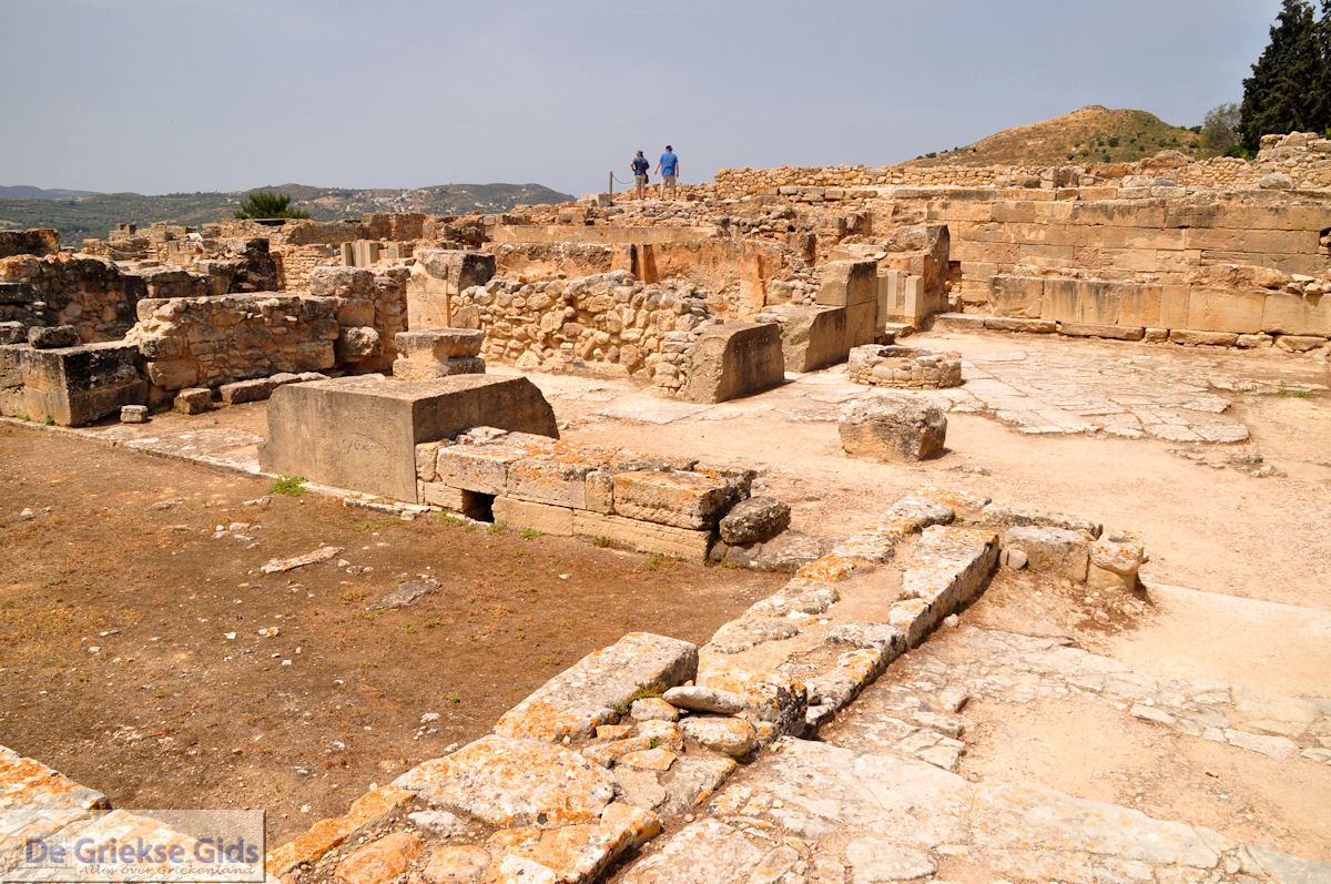 Festos (Phaistos of Phaestos) Kreta - informatie over het paleis