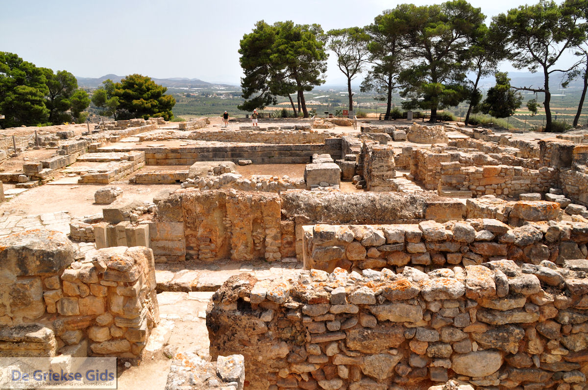 Festos (Phaistos of Phaestos) Kreta | Informatie over het paleis