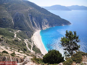 Myrtos strand - Kefalonia - Foto 150 - Foto van De Griekse Gids