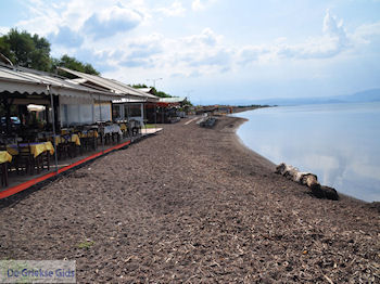 Terrasjes aan het strand van Skala Kallonis - Foto van https://www.grieksegids.nl/fotos/eilandlesbos/350pixels/eiland-lesbos-foto-024.jpg