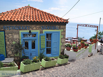 Een van de leukste restaurants van Molyvos - Foto van https://www.grieksegids.nl/fotos/eilandlesbos/350pixels/eiland-lesbos-foto-216.jpg