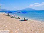 Het zand-kiezelstrand bij Heraion (Ireon) - Eiland Samos - Foto van De Griekse Gids