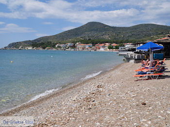 Strand in Heraion (Ireon) - Eiland Samos - Foto van https://www.grieksegids.nl/fotos/eilandsamos/350pixels/eiland-samos-foto-031.jpg