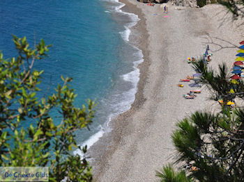 Het Strand Tsambou tussen Kokkari en Agios Konstandinos - Eiland Samos - Foto van https://www.grieksegids.nl/fotos/eilandsamos/350pixels/eiland-samos-foto-113.jpg
