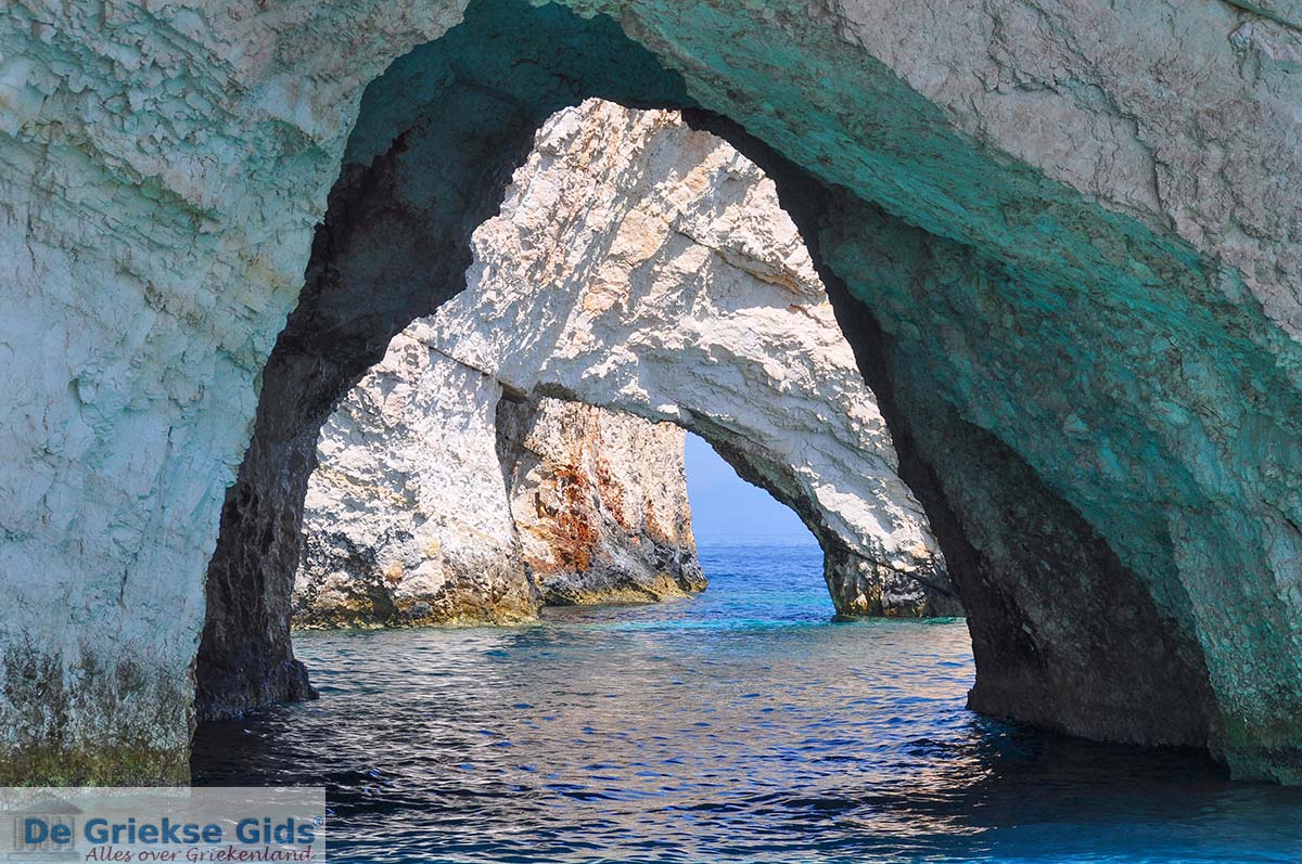 foto Blue Caves - Blauwe grotten | Zakynthos | De Griekse Gids 17