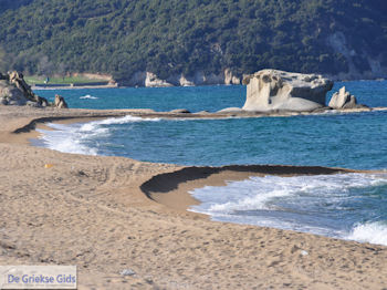 Zandstrand Ierissos foto 8 | Athos gebied Chalkidiki | Griekenland - Foto van De Griekse Gids