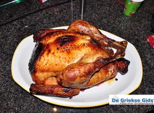 Galopoula gemisti - Gevulde kalkoen - Griekse hoofdgerechten