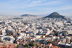 De Likavitos heuvel gezien vanaf de Akropolis - Foto van De Griekse Gids