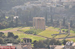 De tempel van Zeus Olympius gezien vanop de Akropolis - Foto van De Griekse Gids